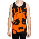 Koszulka Cult Tank Face Logo Black / Orange